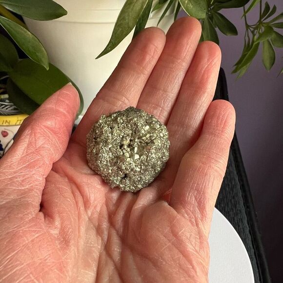 Pyrite Cluster Nugget Natural‎ Rock (#3) - Picture 2 of 9